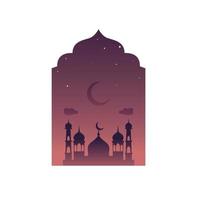 vector mosque icon