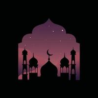 vector mosque icon