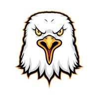 head eagle mascot for esports logo vector illustration