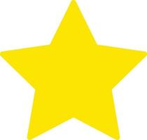 star icon. star sign. yellow star symbol. vector