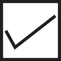 check mark icon. check mark sign. flat style. vector