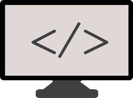 coding icon. coding sign. flat style. vector