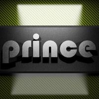 prince word of iron on carbon photo