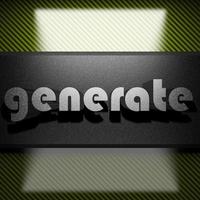 generate word of iron on carbon photo