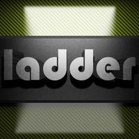 ladder word of iron on carbon photo