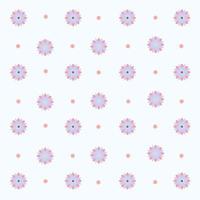 Seamless floral pattern background. Cute floral pattern on a white background vector