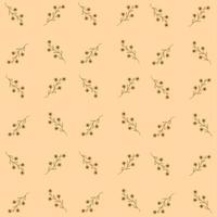 Seamless floral pattern background. Cute floral pattern on a white background vector
