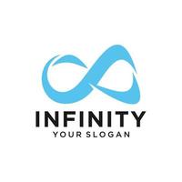 Infinite limitless symbol icon or logo design template. Corporate branding identity rainbow gradient vector