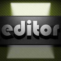 editor word of iron on carbon photo