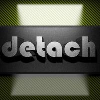 detach word of iron on carbon photo
