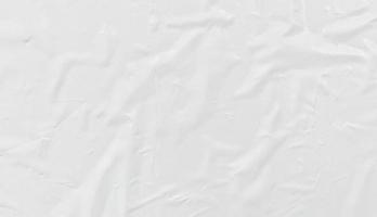 Crumpled paper texture background for various purposes. White wrinkled paper texture photo
