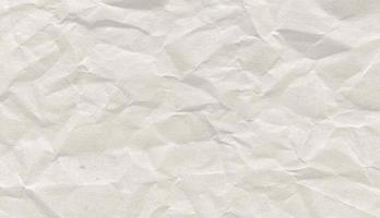 Crumpled paper texture background for various purposes. White wrinkled paper texture photo