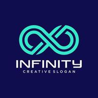 Creative Infinity Logo Design Vector Template