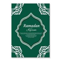 elegant eid mubarak festival template vector