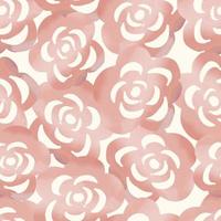 seamless hand drawn watercolour roses pattern background , greeting card or fabric vector