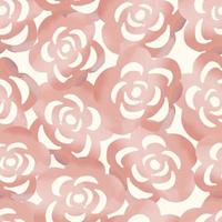 seamless hand drawn watercolour roses pattern background , greeting card or fabric vector