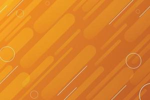 Abstract orange background with lines and halftone effect vector