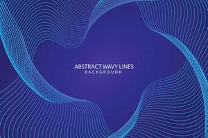 Abstract motion wave gradient line background vector