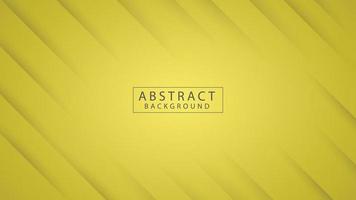 Abstract geometric line shapes on yellow background vector