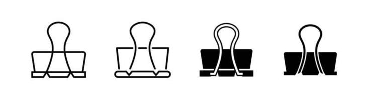 Binder Clip icon design element suitable for websites, print design or app vector