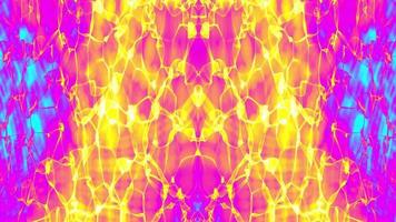 fundo líquido de néon iridescente multicolorido abstrato video