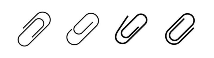 Paper clip icon design element suitable for websites, print design or app vector