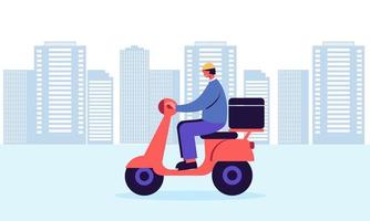 Delivery service, delivery fast shipping concept illustration vector