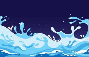 Water Splash Background vector