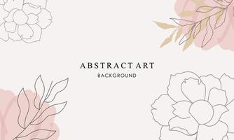 Abstract art background vector