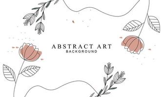 Abstract art background vector