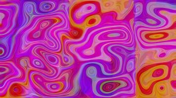 Abstract multicolored liquid texture background video