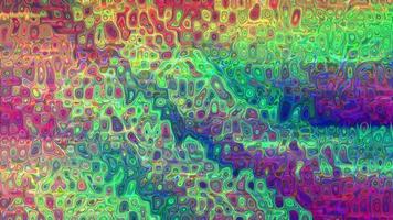 Abstract multi-colored textured background with bubbles. video