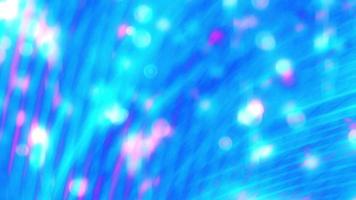 Abstract glowing blue background with bokeh video