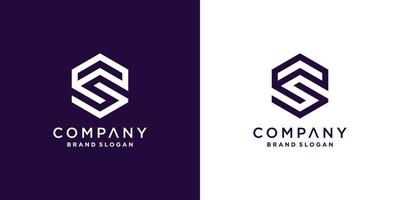 Letter S logo icon with geometric concept for company or person Premium Vector part 2