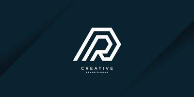 Letter R logo template for initial company or person Premium Vector part 1