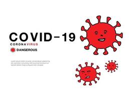 enfermedad del coronavirus covid-19 ilustración vectorial, signo, logotipo, caricatura, símbolo, icono médico vector
