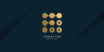 Letter F logo template with unique style Premium Vector part 2