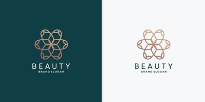 plantilla de logotipo de belleza para mujer, spa, empresa de bienestar premium vector parte 4