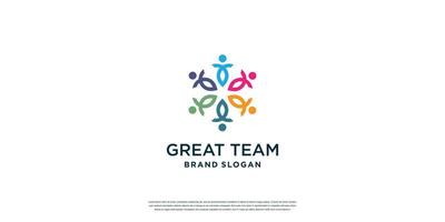 Community logo template for social, team, group Premium Vector part 1