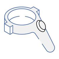 Modern isometric icon of vr controller vector
