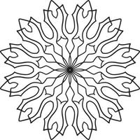 ilustraciones de mandala real para decoración, diseño, tatuaje, paz vector