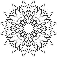 diseño de mandala vintage para diseñar plantillas, tatuajes, adornos vector