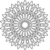 ilustraciones de mandala real para decoración, diseño, tatuaje, paz