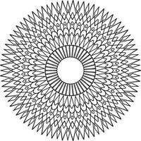 ilustraciones de mandala real para decoración, diseño, tatuaje, paz vector