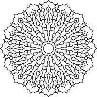 ilustraciones de mandala real para decoración, diseño, tatuaje, paz vector