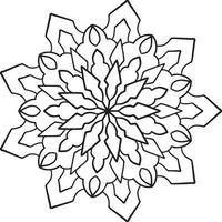 ilustraciones de mandala real para decoración, diseño, tatuaje, paz vector