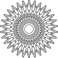 diseño de mandala vintage para diseñar plantillas, tatuajes, adornos vector