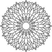 ilustraciones de mandala real para decoración, diseño, tatuaje, paz vector