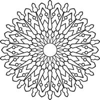 diseño de mandala vintage para diseñar plantillas, tatuajes, adornos vector