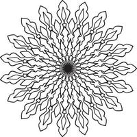 ilustraciones de mandala real para decoración, diseño, tatuaje, paz vector